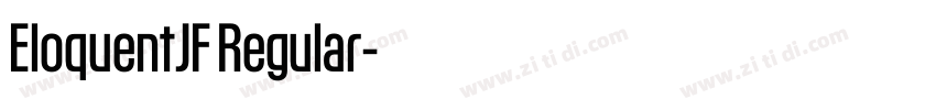 EloquentJF Regular字体转换 EloquentJF Regular字体转换